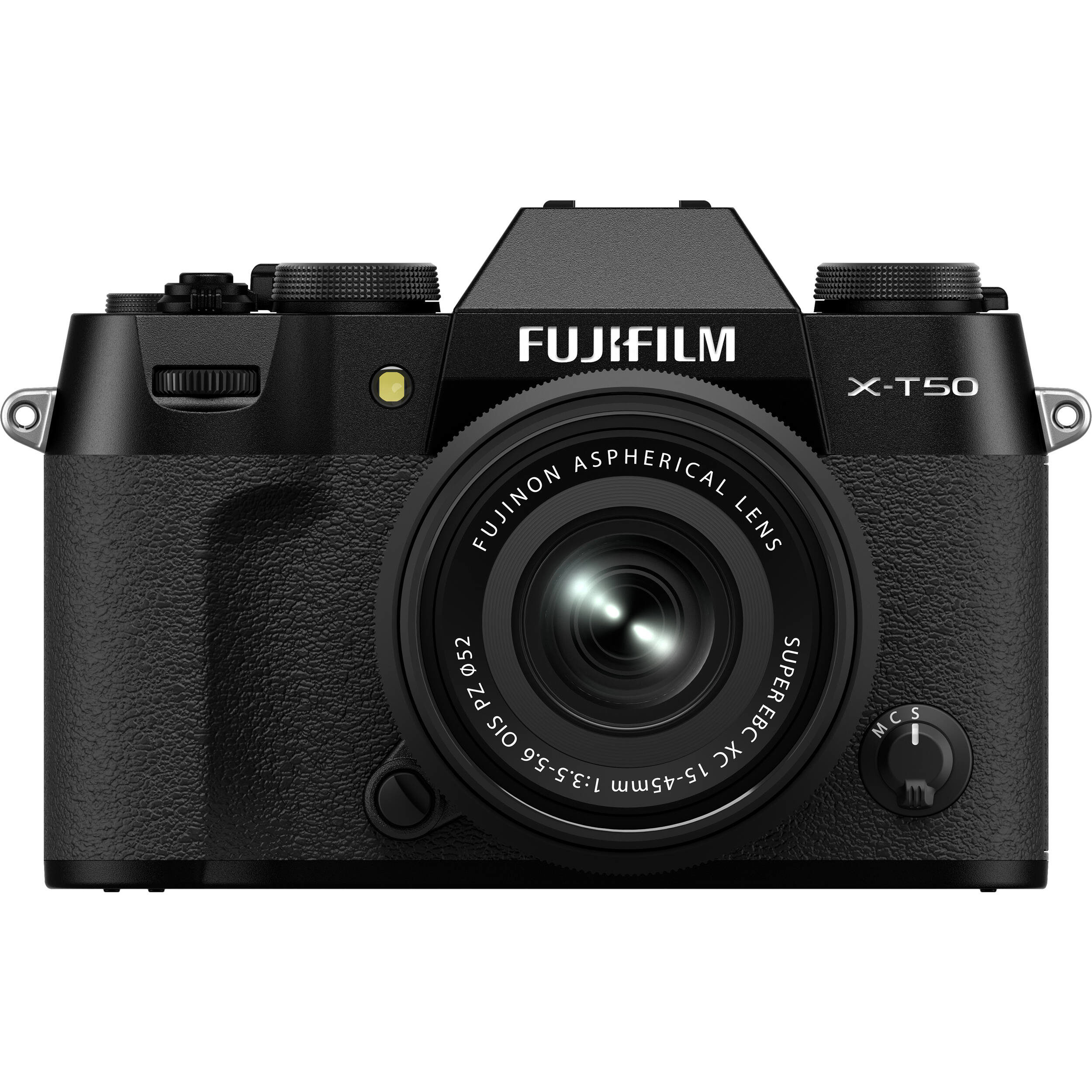 Fujifilm X-T50 Systemkamera Schwarz mit XC 15-45mm F3.5-5.6 OIS PZ Objektiv