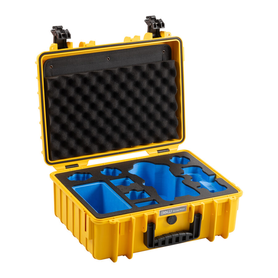 B&W Outdoor Case Type 5000 Gelb für DJI Mavic 4 Pro Fly More Combo