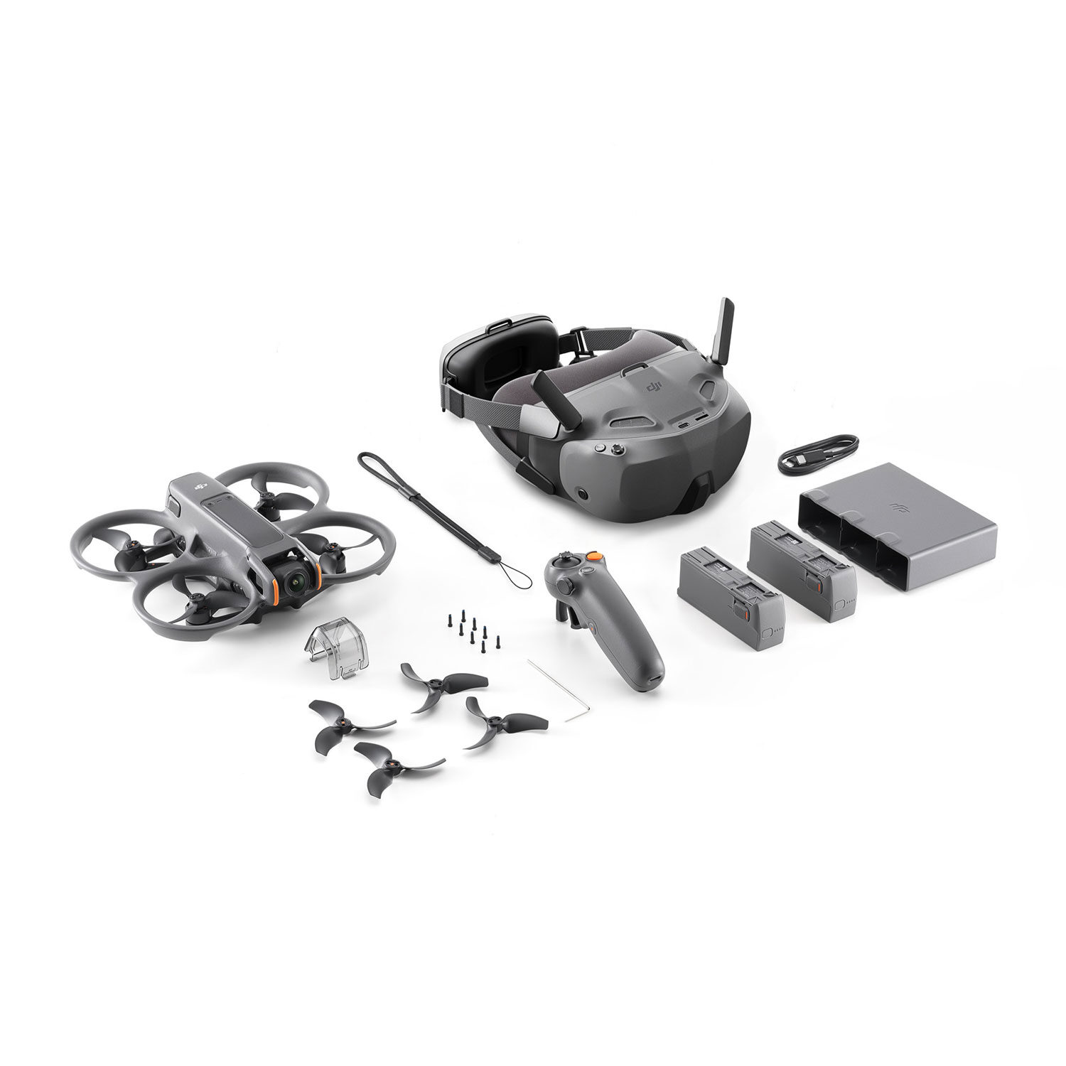 DJI Avata 2 FPV Drohne Fly Smart Combo (Drei Akkus)