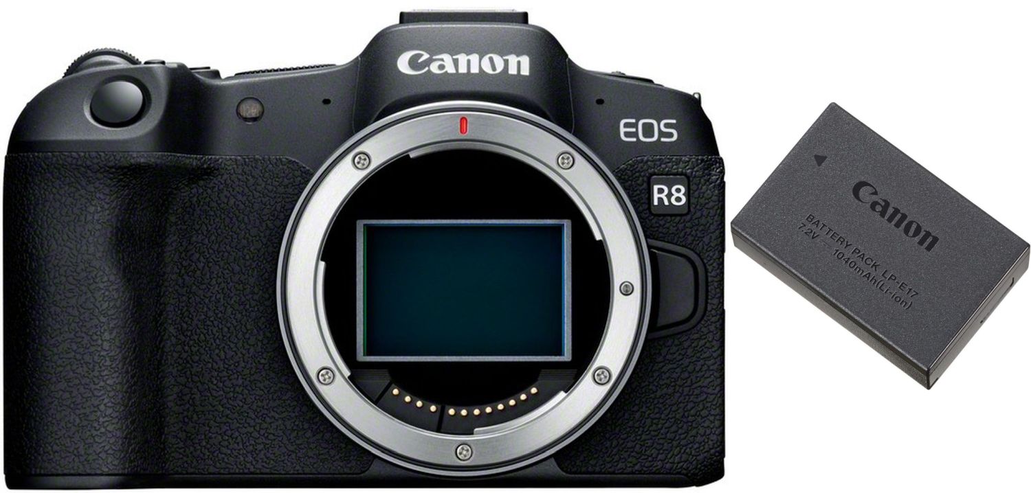 Canon EOS R8 Body + LP-E17 Reserveaccu