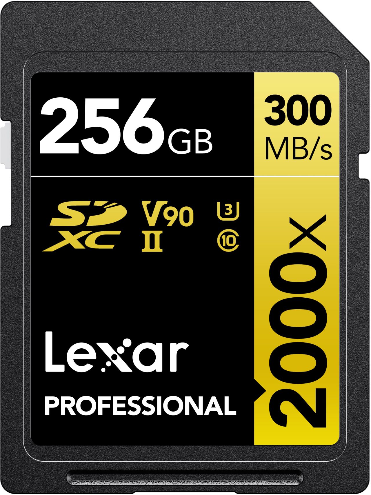 LEXAR Professional SDXC 256GB 2000x UHS-II V90 Speicherkarte