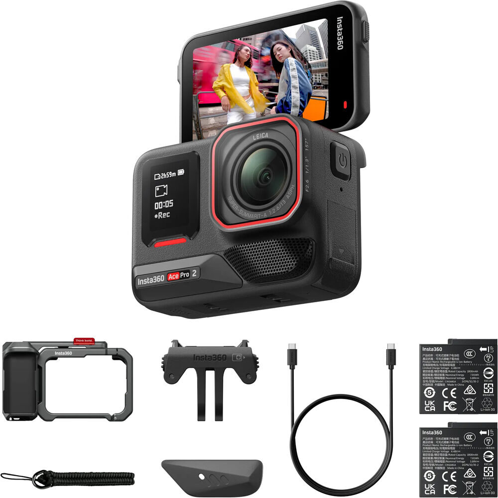 Insta360 Ace Pro 2 Dual Battery Xplorer Bundle Actioncam