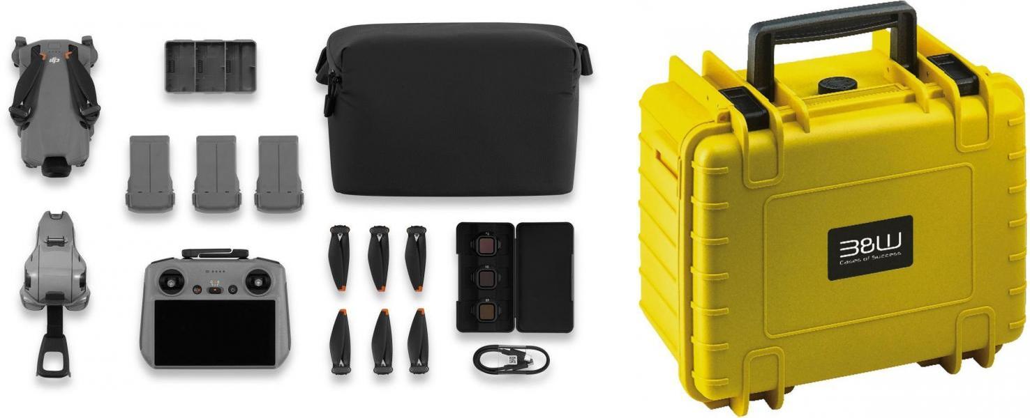 DJI Mini 5 Pro Fly More Combo (RC2) mit B&W Case 2000 gelb