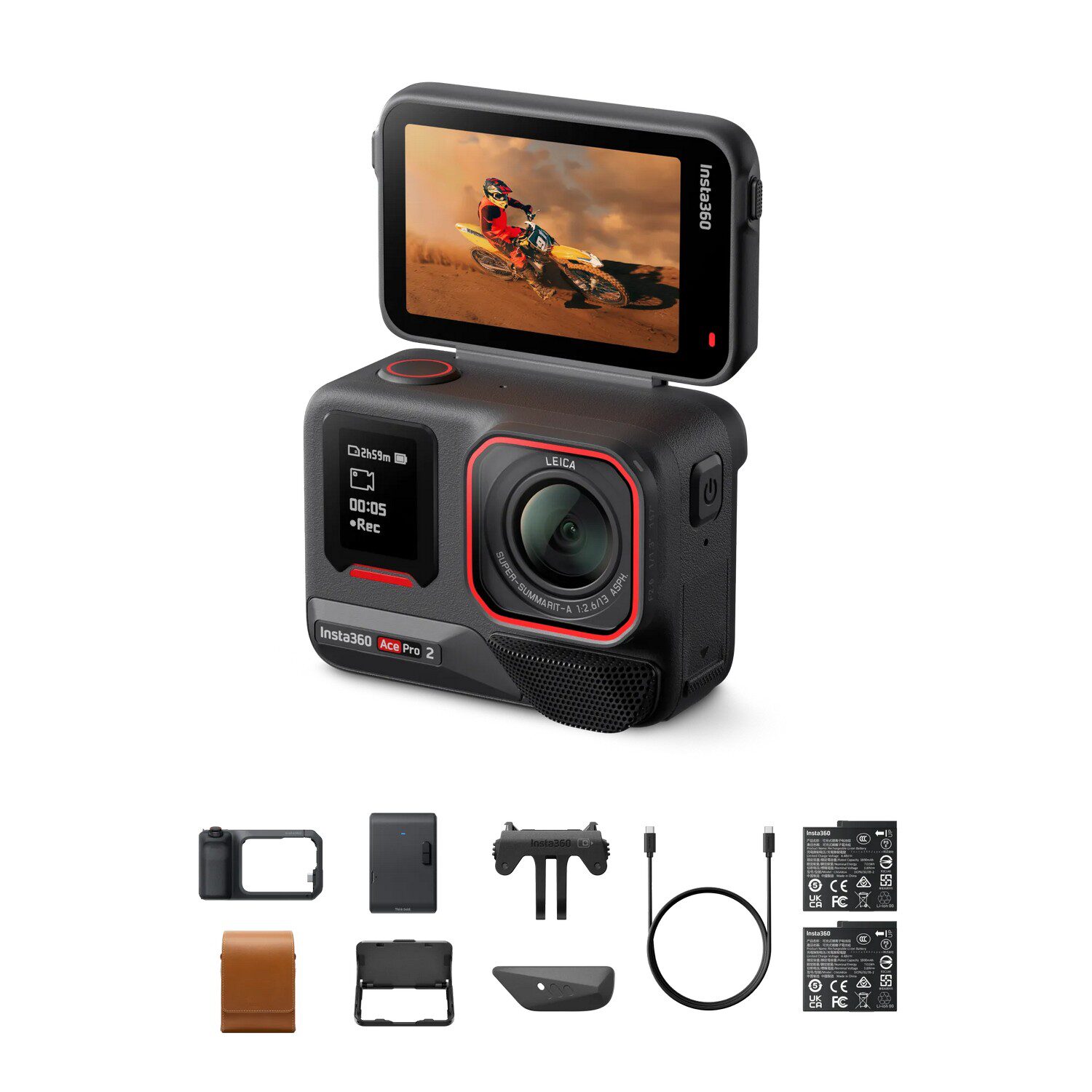 Insta360 Ace Pro 2 Actioncam mit Flash Print Bundle